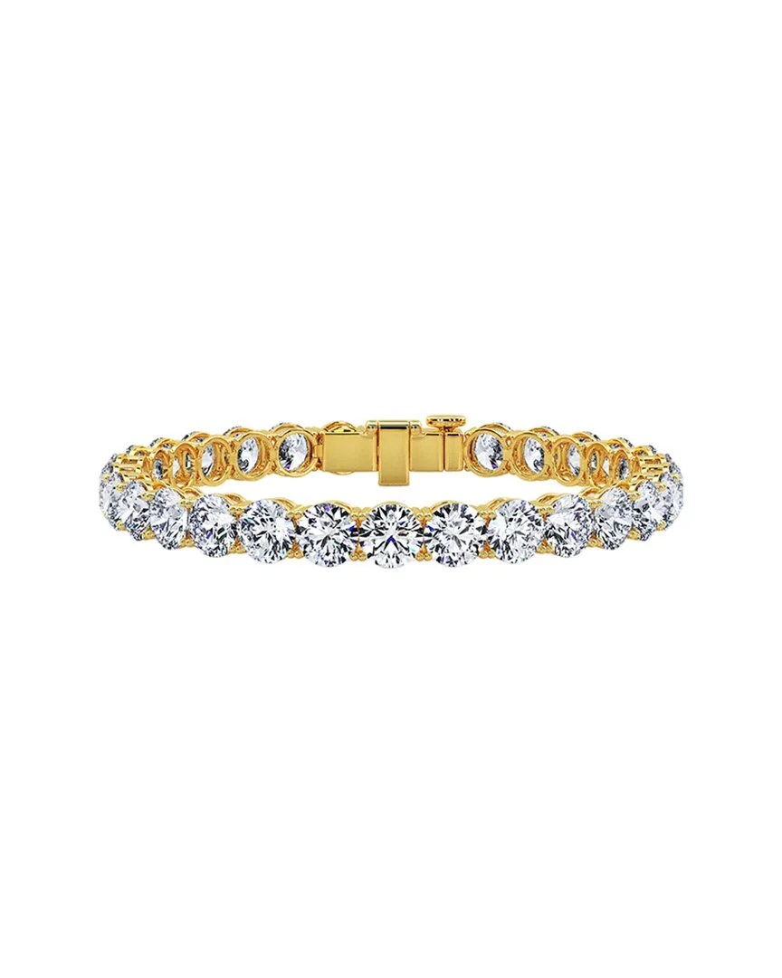 14K 29.50 ct. tw. Lab-Grown Diamond Tennis Bracelet