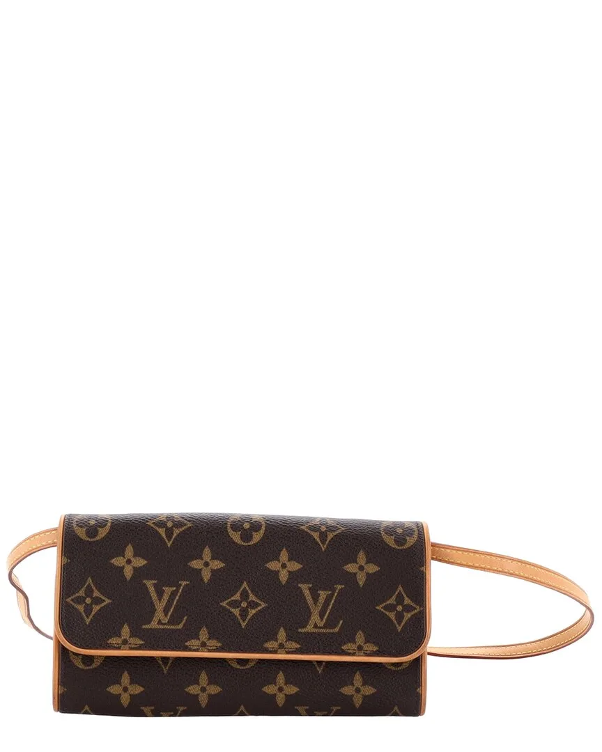 Brown Monogram Canvas Twin Pm (authentic Pre-Loved) by Louis Vuitton