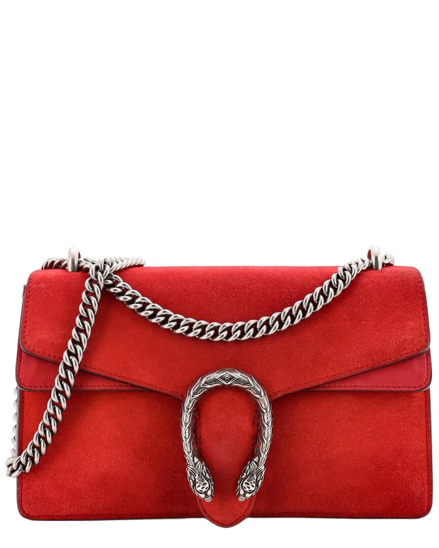 Red Suede Dionysus Bag Small (authentic Pre-Loved) by Gucci