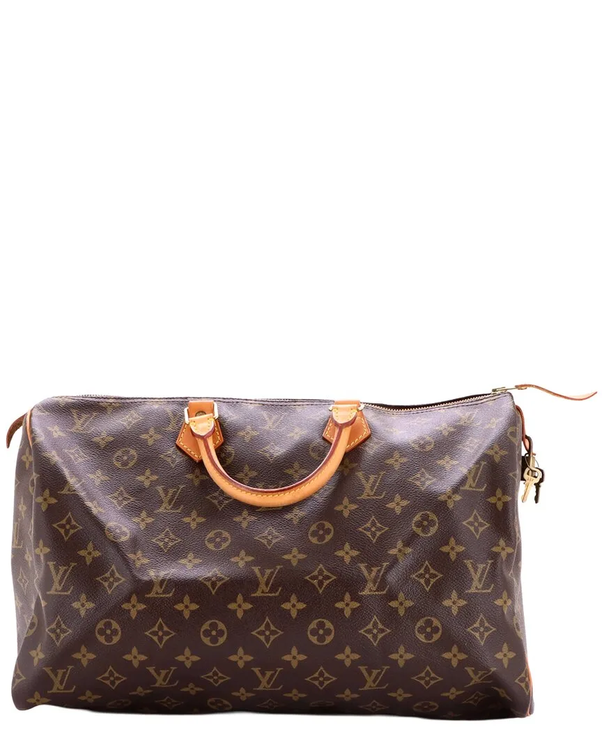 Brown Monogram Canvas Speedy 40 (authentic Pre-Loved) by Louis Vuitton