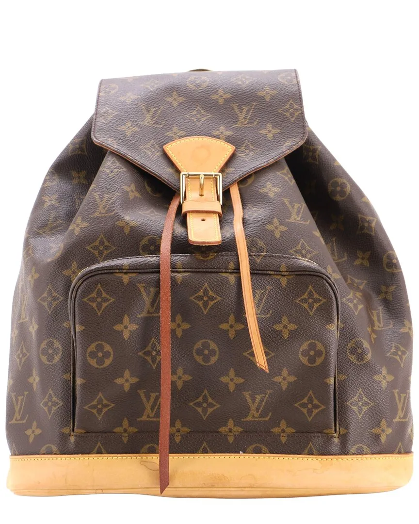 Brown Monogram Canvas Montsouris Backpack Gm (authentic Pre-Loved) by Louis Vuitton