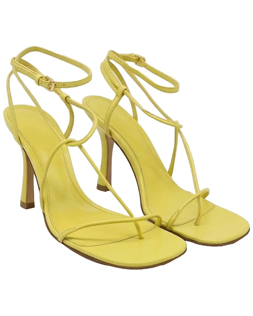 Leather Line Strappy Sandal (authentic Pre-Loved) by Bottega Veneta