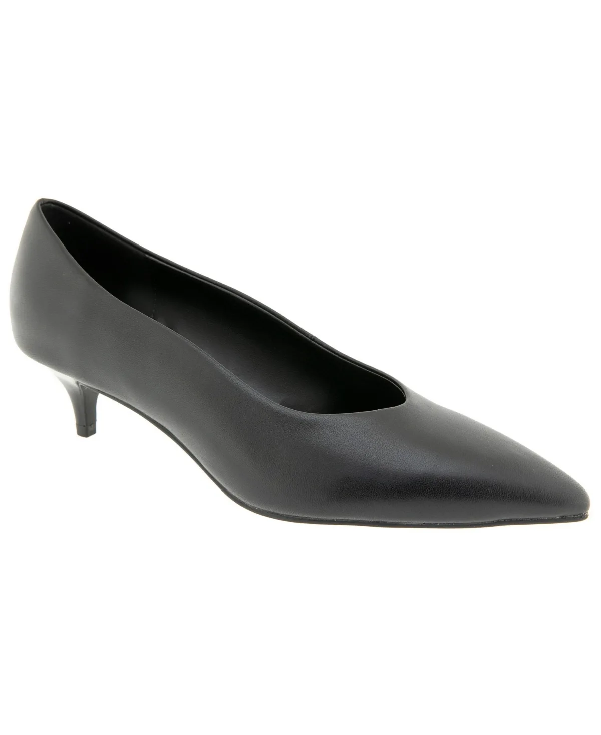 Preti High Vamp Leather Pump by BCBG