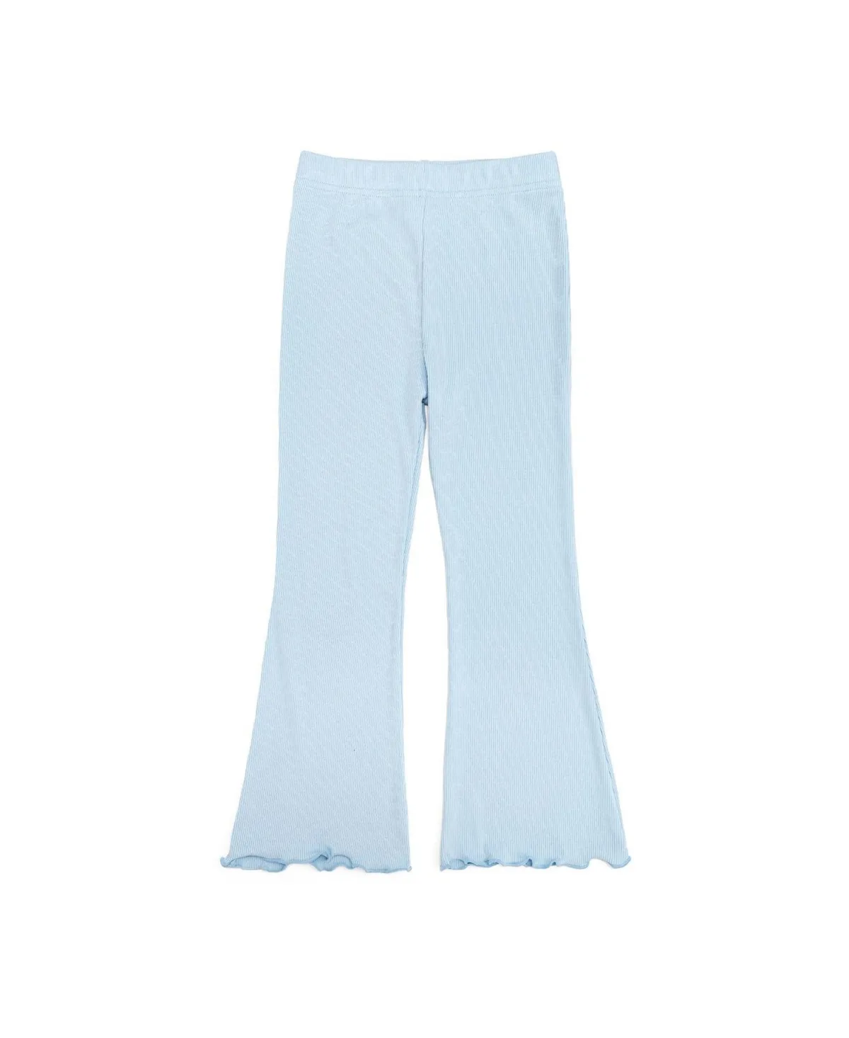Flared-Leg Ruffled-Hem Leggings by Sweet Wink