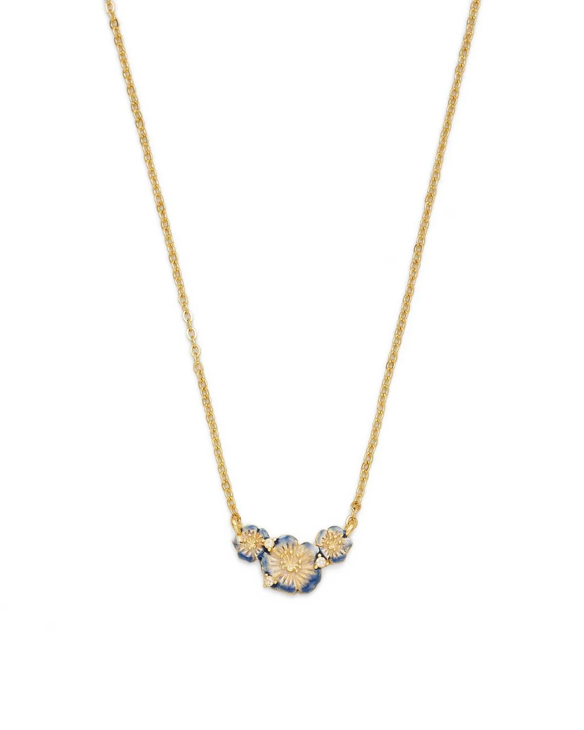 Larkspur Choker Necklace in Gold by Fable England