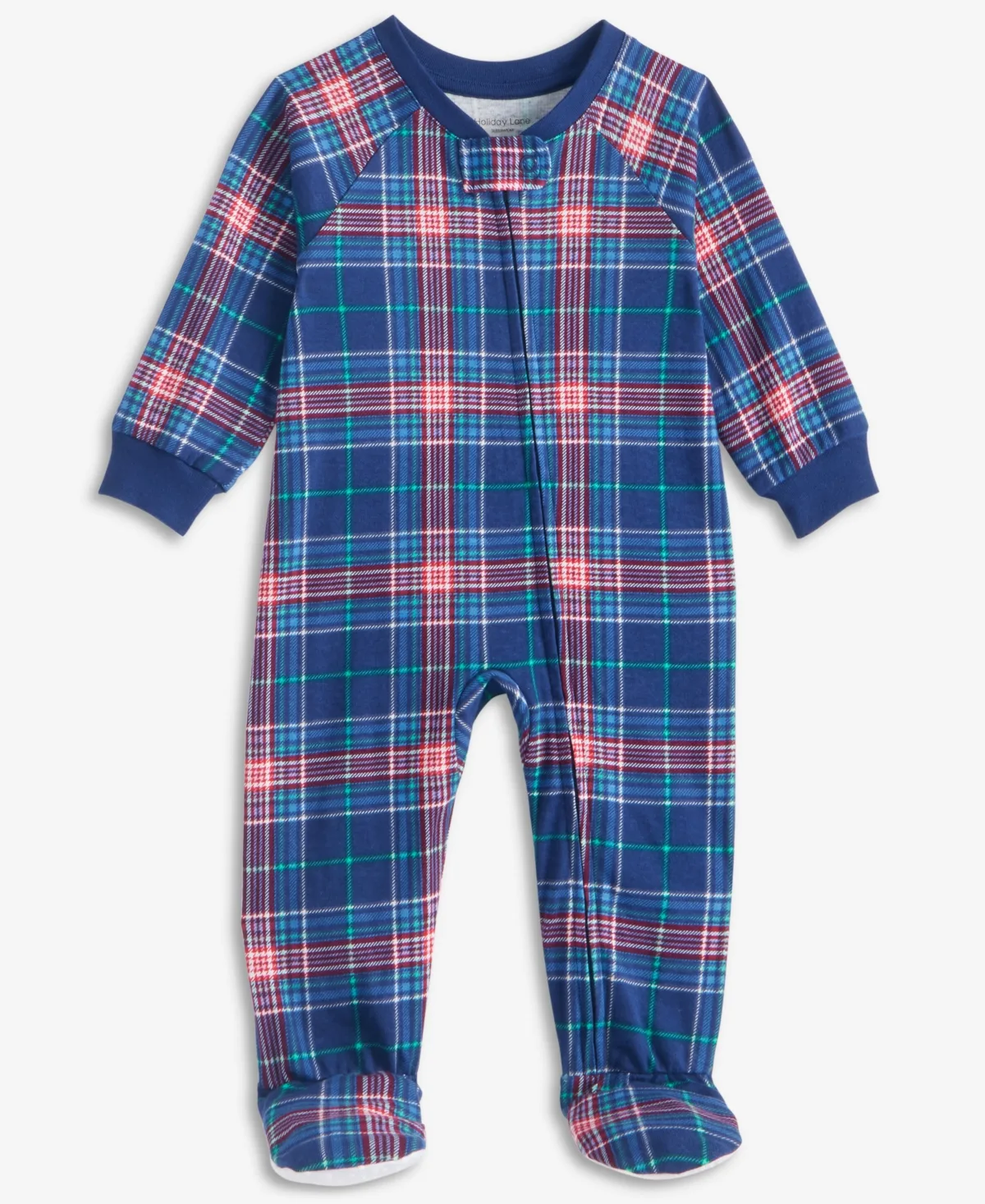 Merry Plaid Cotton Coverall by Holiday Lane
