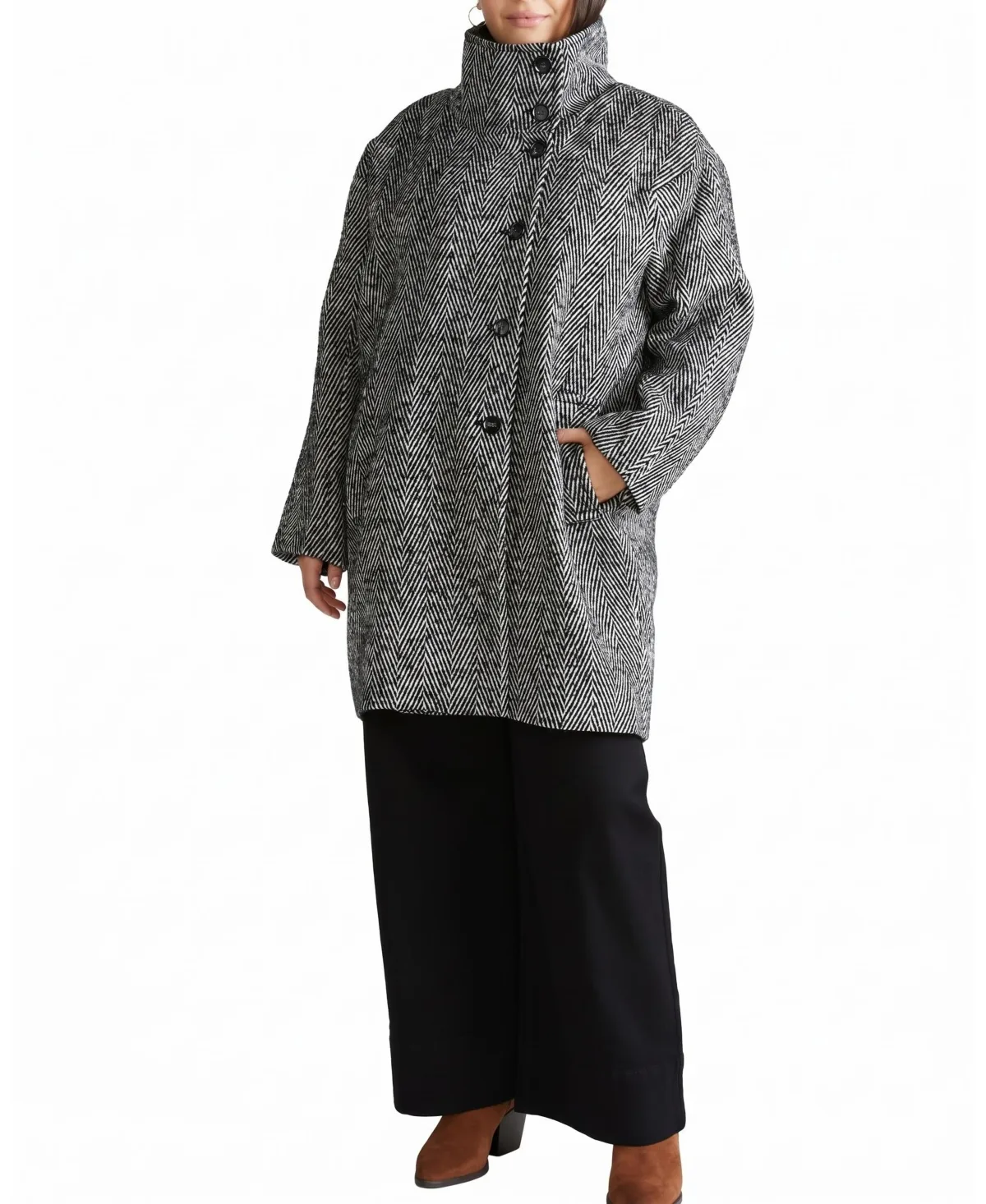 Marlo Cocoon Coat by Universal Standard