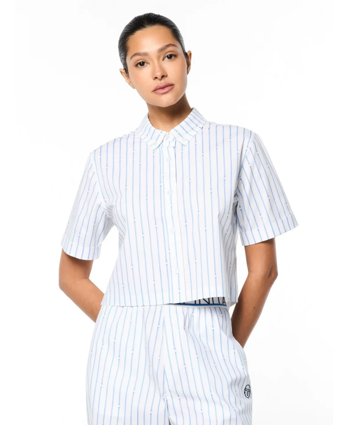 Colonna Cropped Shirt by Sergio Tacchini