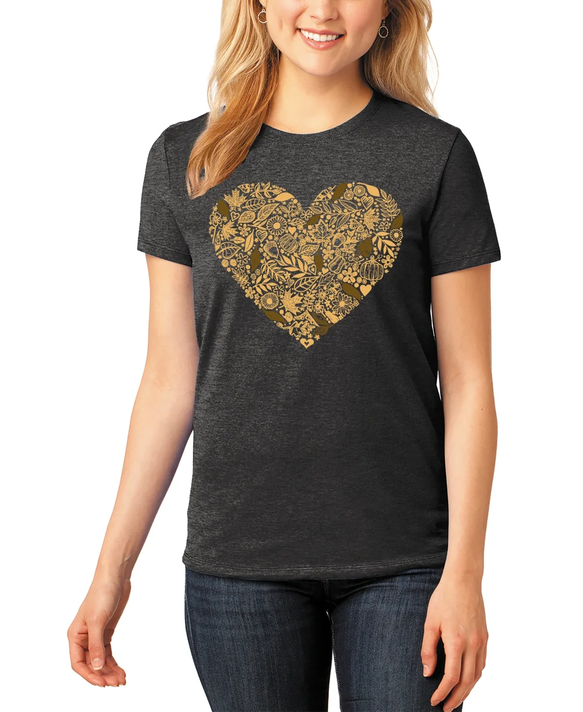 Fall Vibes Premium Blend Art T-Shirt by LA Pop Art