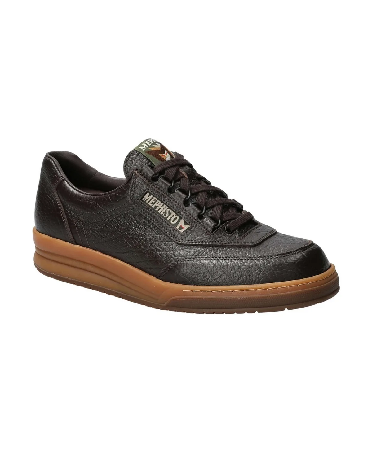 Match Full-Grain Leather Arch Support Sneakers by Mephisto