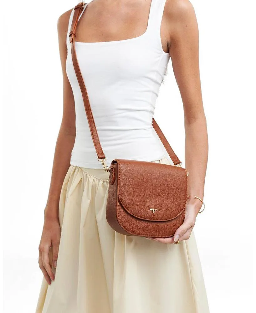 Beth Saddle Crossbody Bag by Fable England