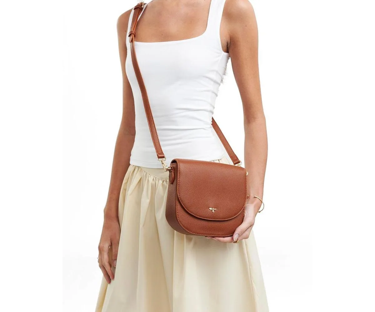 Beth Saddle Crossbody Bag by Fable England