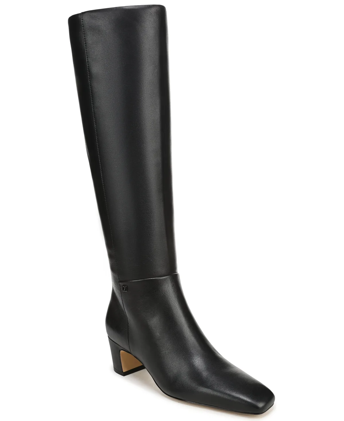 Flexa Shara Square Toe Boots Croco Print Leather Wide Calf