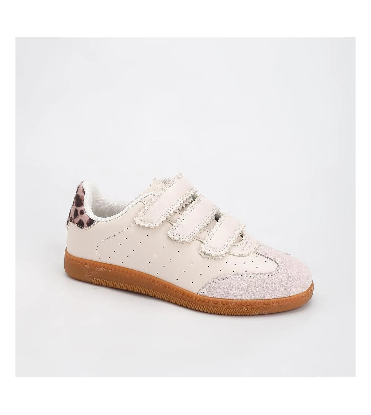 Blake Triple-Strap Gum Sole Sneakers by Berness