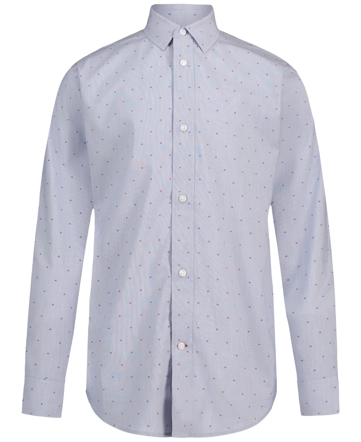 Stretch H-Print Long-Sleeve Dress Shirt by Tommy Hilfiger