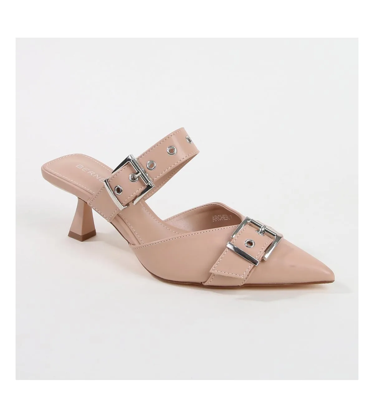 Archer Double Buckle Mule Heel by Berness