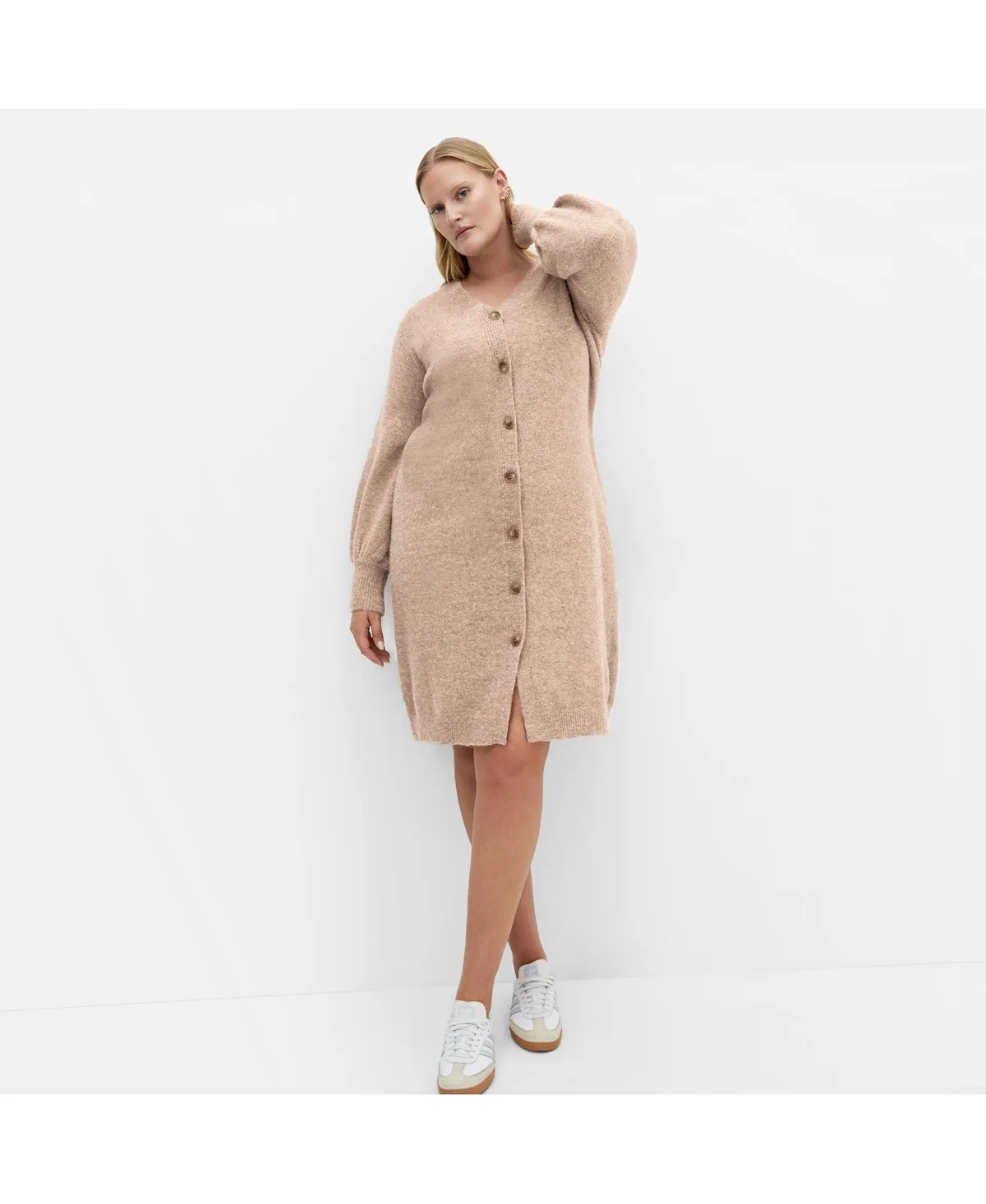 Eleni Cardigan Midi Dress by City Chic