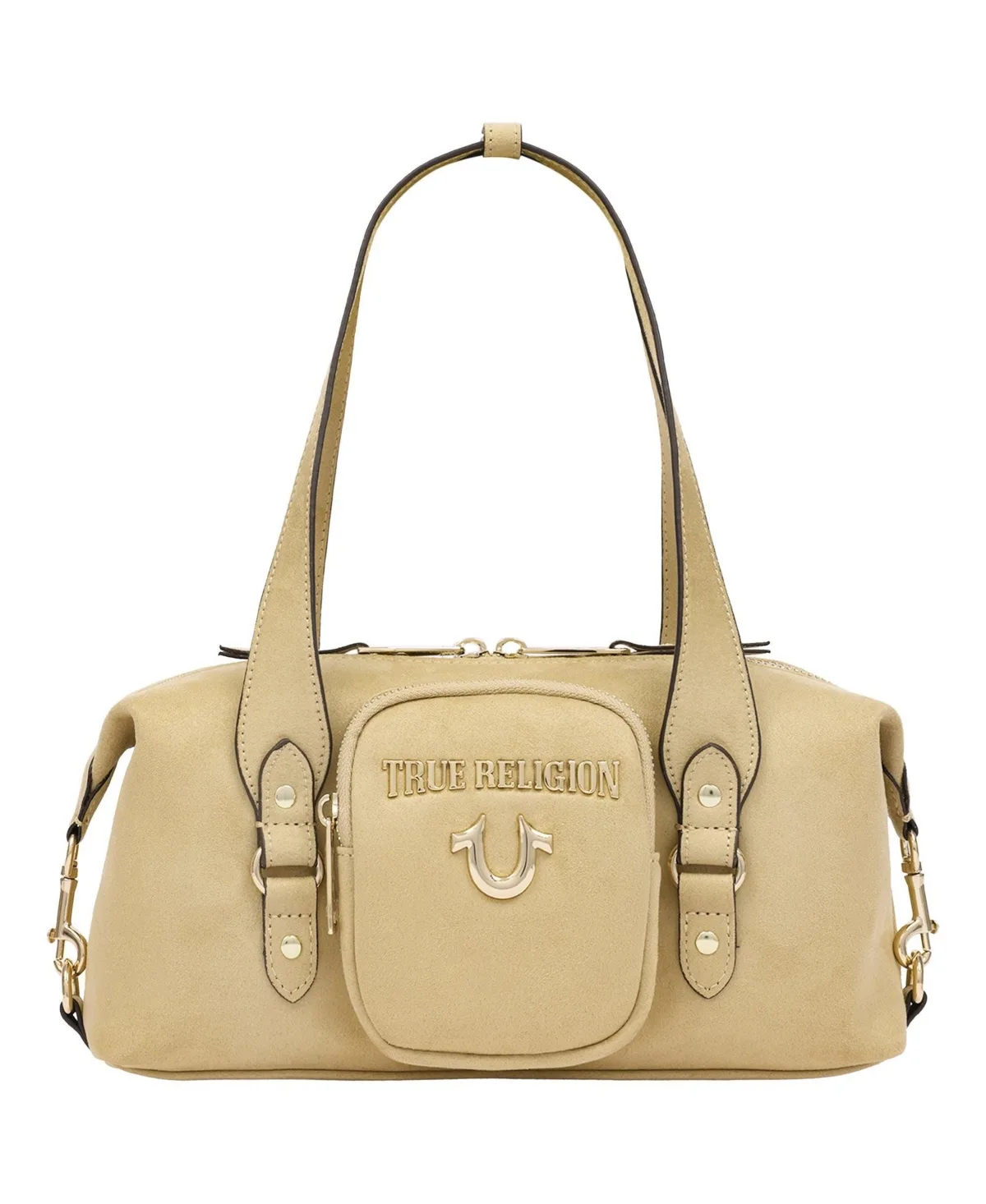 Logo Lock Modern Flap Denim Crossbody Bag by True Religion