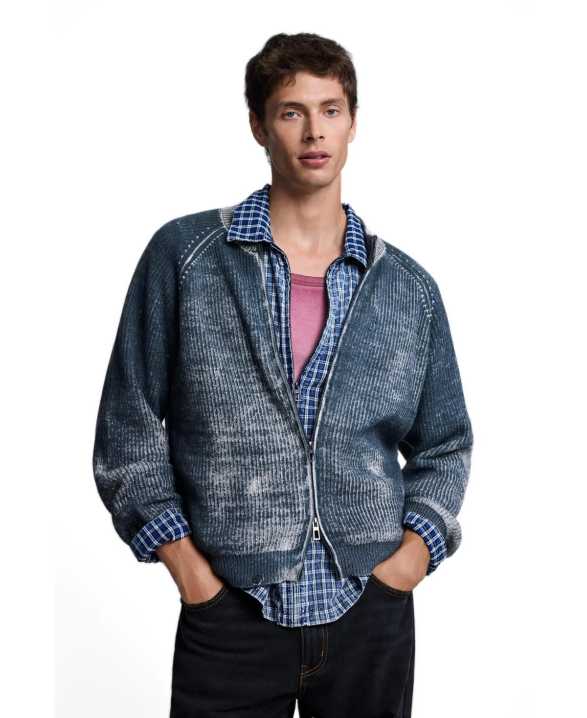 Gradient Jacquard Jacket by Desigual