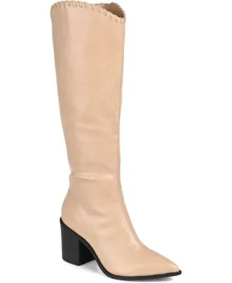 Daria Western Knee High Boots Regular Wide Calf Extra Wide Calf
