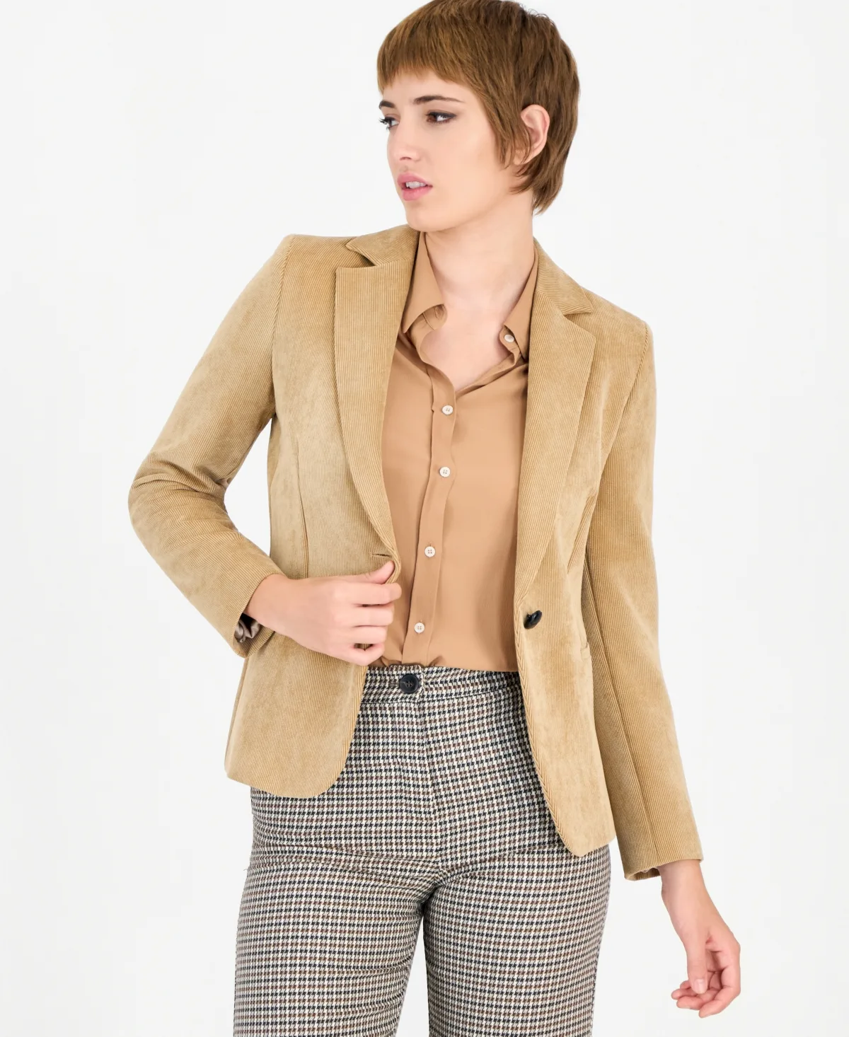 Emmeresia Velvet Business-Casual Blazer by Emme Marella
