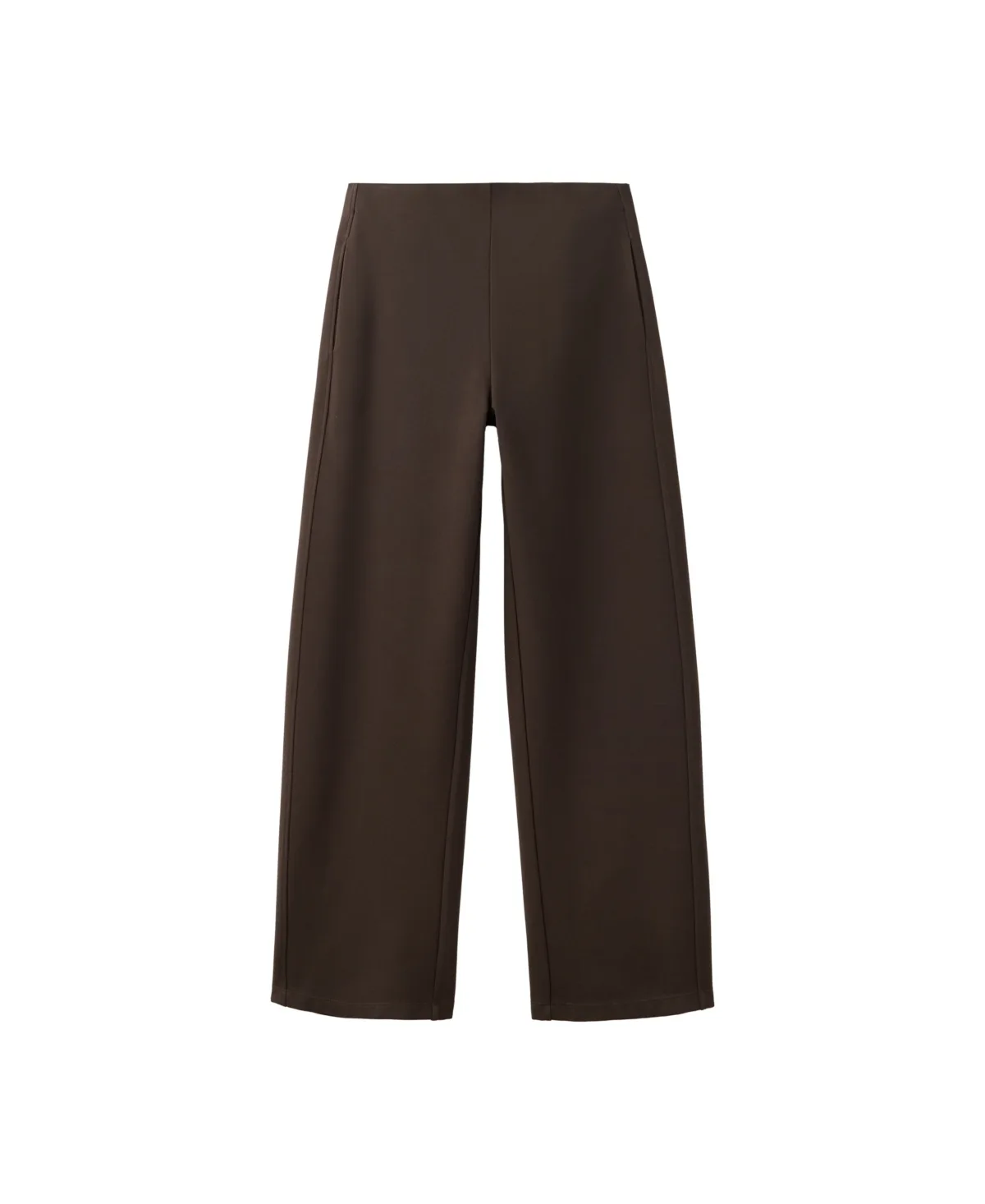 Fine-Knit Straight-Fit Pants by Mango