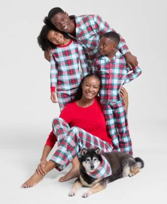 Merry Plaid Family Pajamas Collection by Holiday Lane