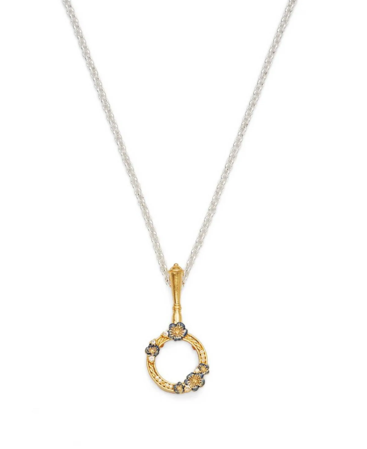 Larkspur Magnifying Glass Necklace by Fable England