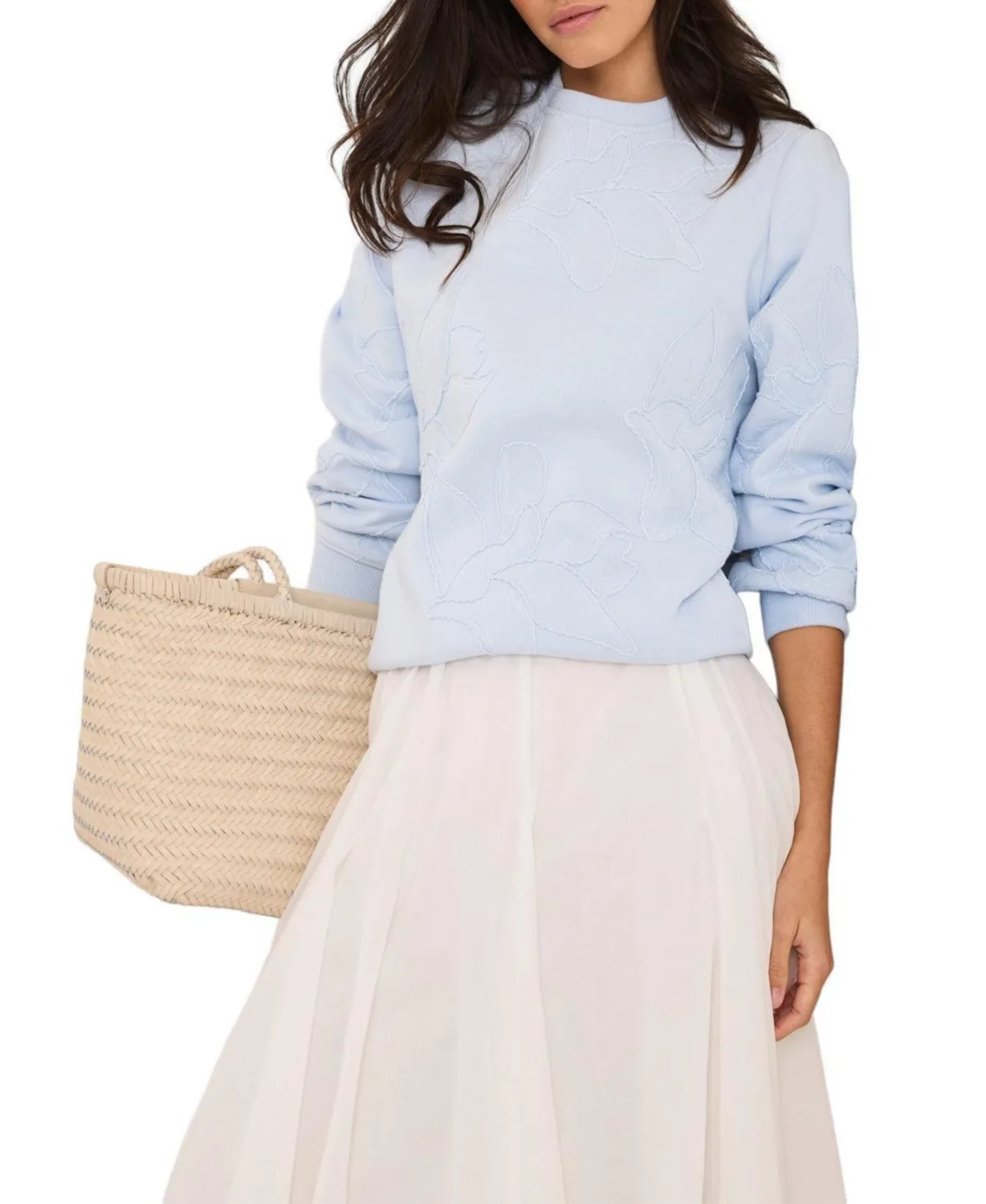 Embroidered Sweatshirt by Mint Velvet