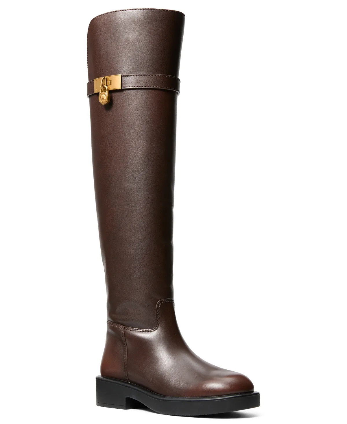 Hamilton Moderne Zipper Tall Boots Leather by MICHAEL Michael Kors