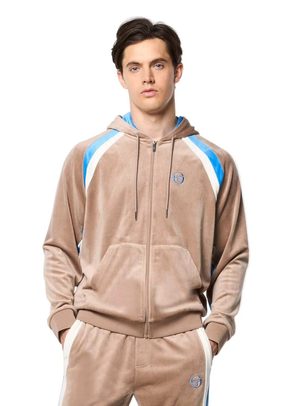 Lazaro Velour Hoodie by Sergio Tacchini
