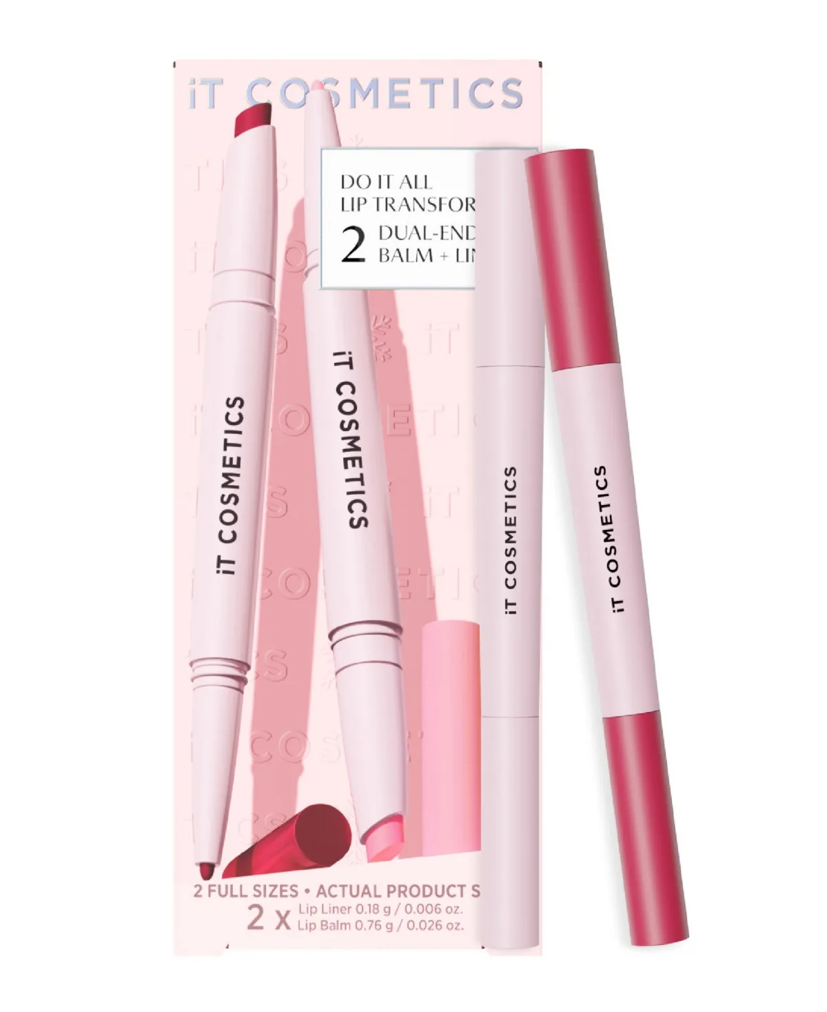2-Piece Do It All Lip Transformer Balm & Liner Gift Set by IT Cosmetics