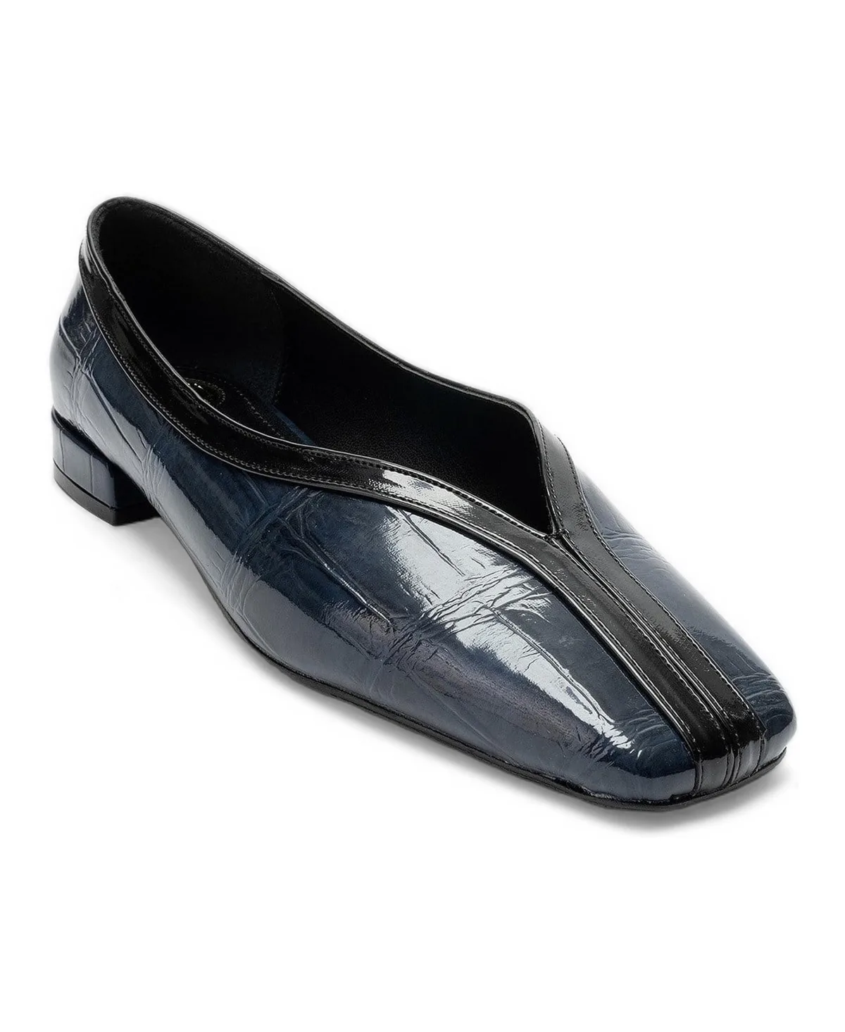 Zelene Square Toe Ballet Flat by Prologue Shoes