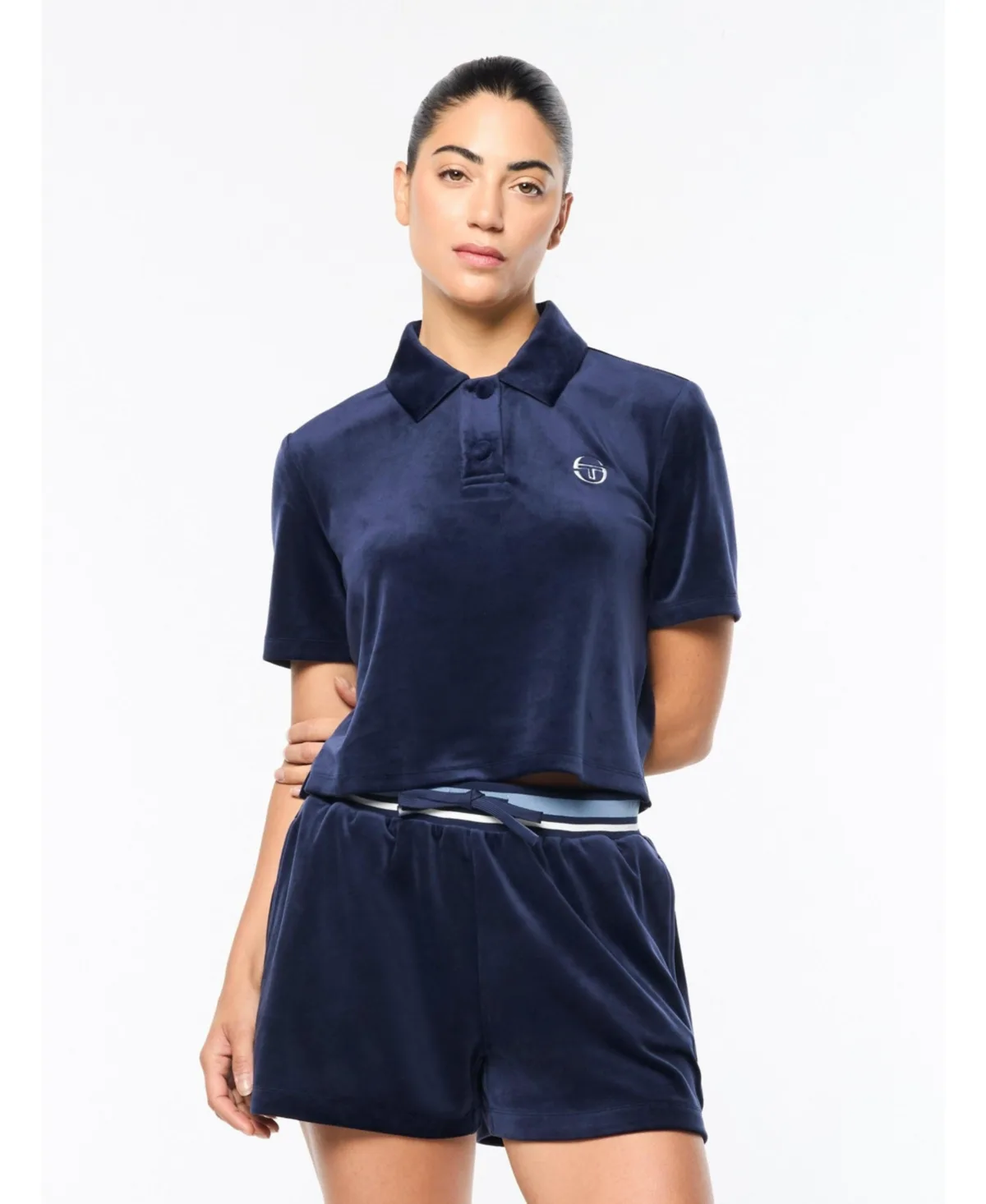 Adele Velour Polo by Sergio Tacchini