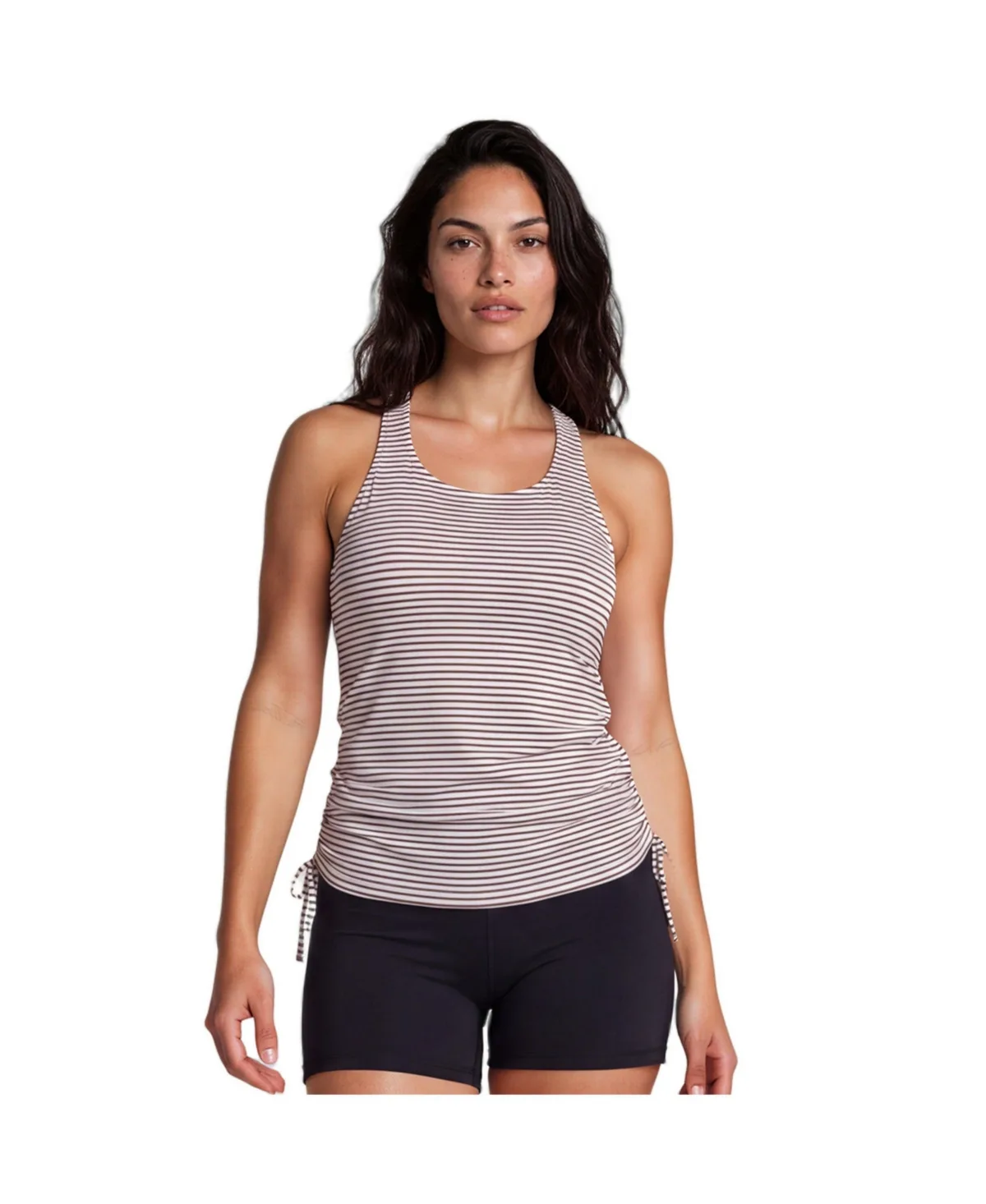 Calypsa Maya Tankini Swim Top with Removable Cups by Calypsa