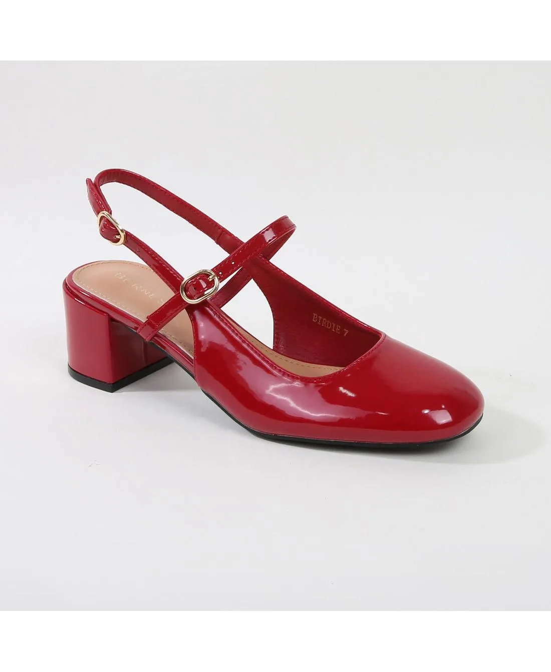 Berness Birdie MaryJane Block Heels by Berness