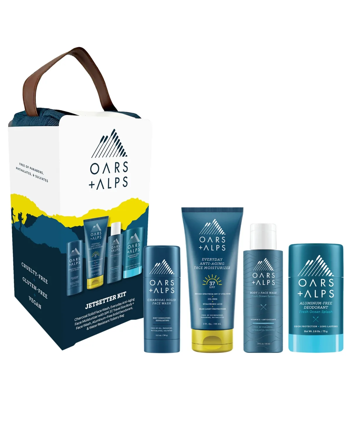 Oars + Alps 5-Piece Jetsetter Kit by Oars  Alps