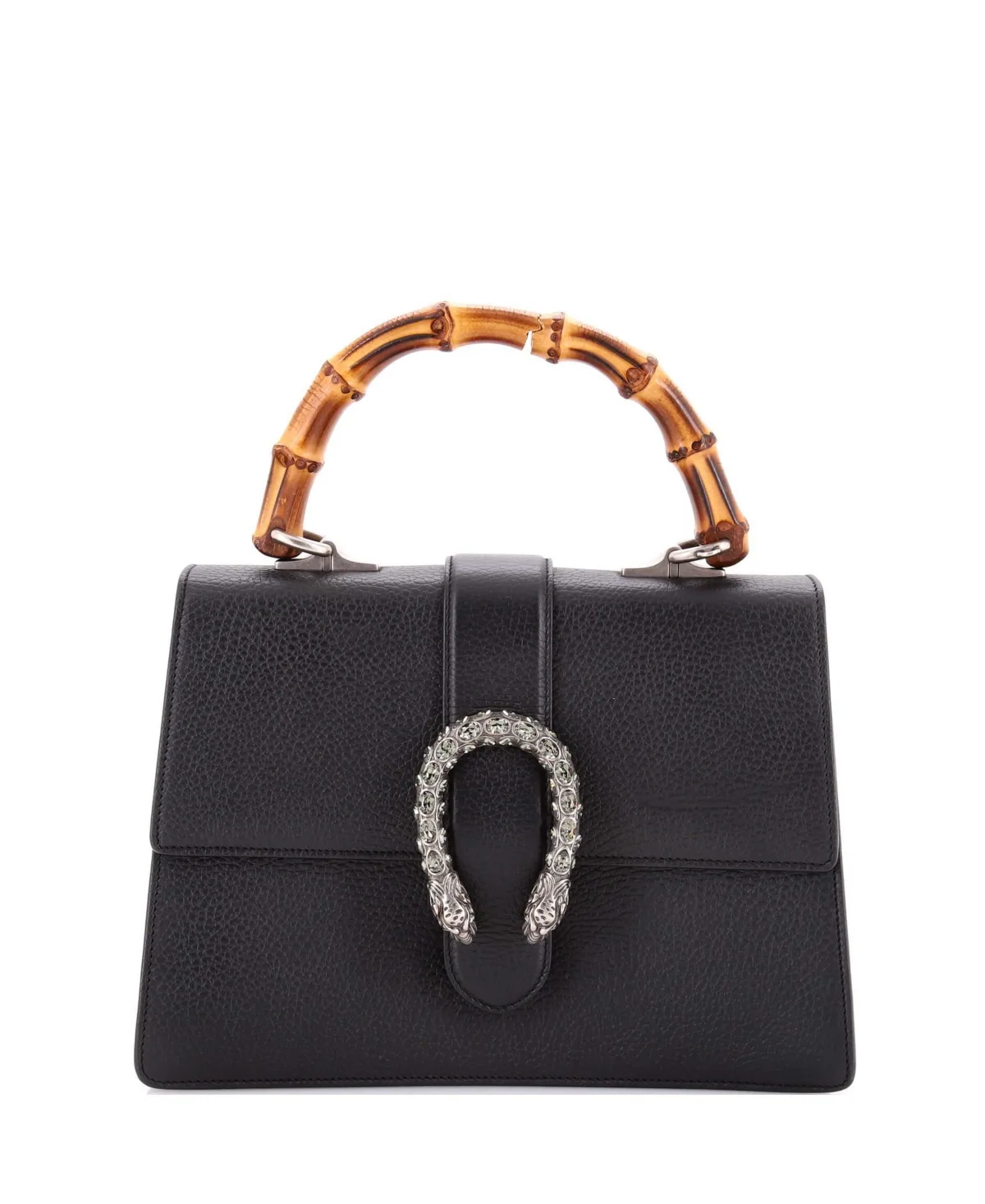 Pre-Owned Medium Dionysus Bamboo Top Handle Bag Leather by Gucci