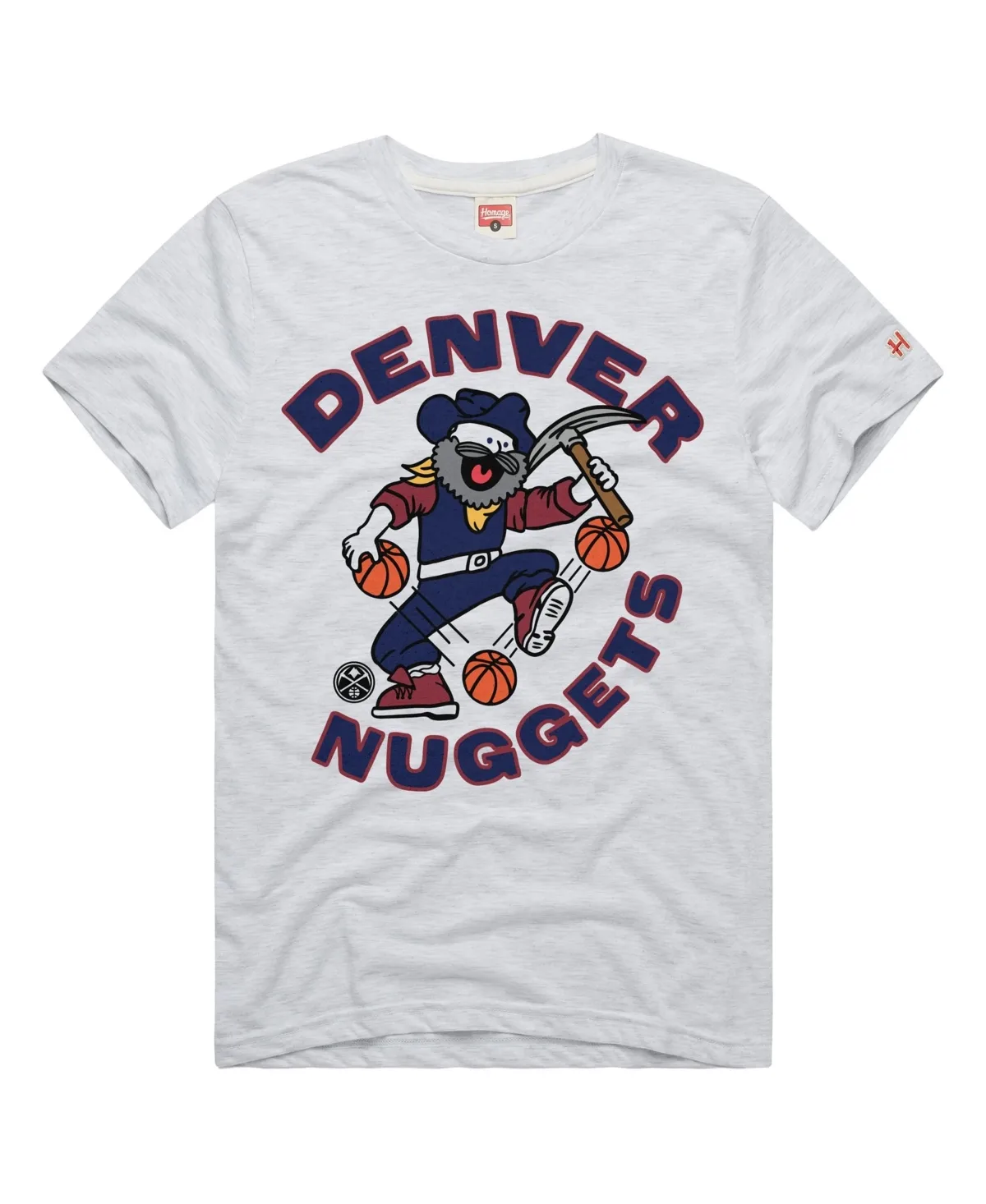 Denver Nuggets Prospector Tri-Blend T-Shirt by Homage