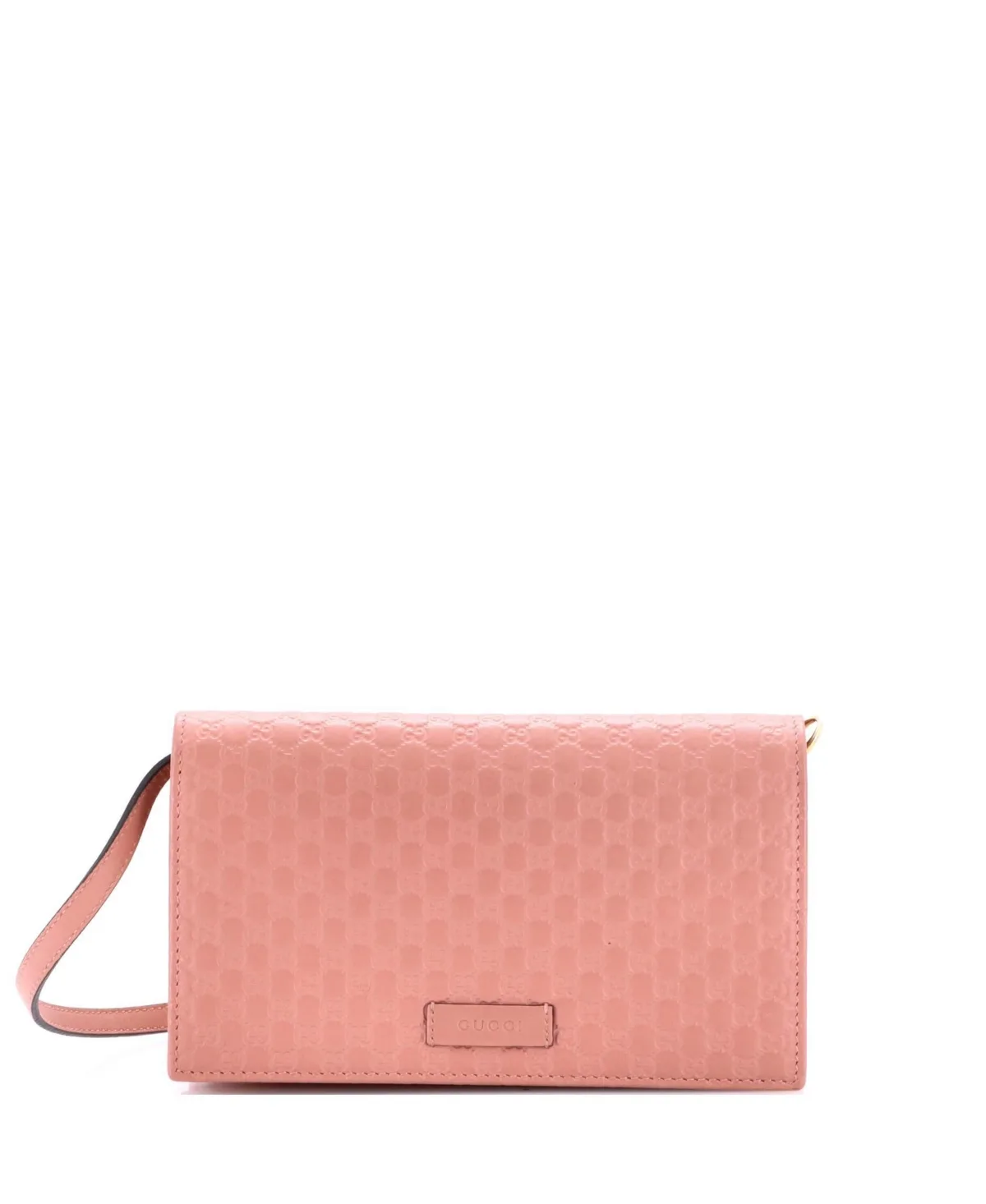 Pre-Owned Gucci Wallet on Strap Microguccissima Leather by Gucci