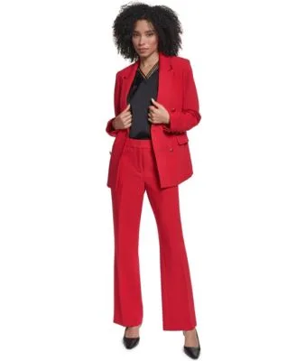 Double Breasted Shoulder Padded Blazer by Karl Lagerfeld