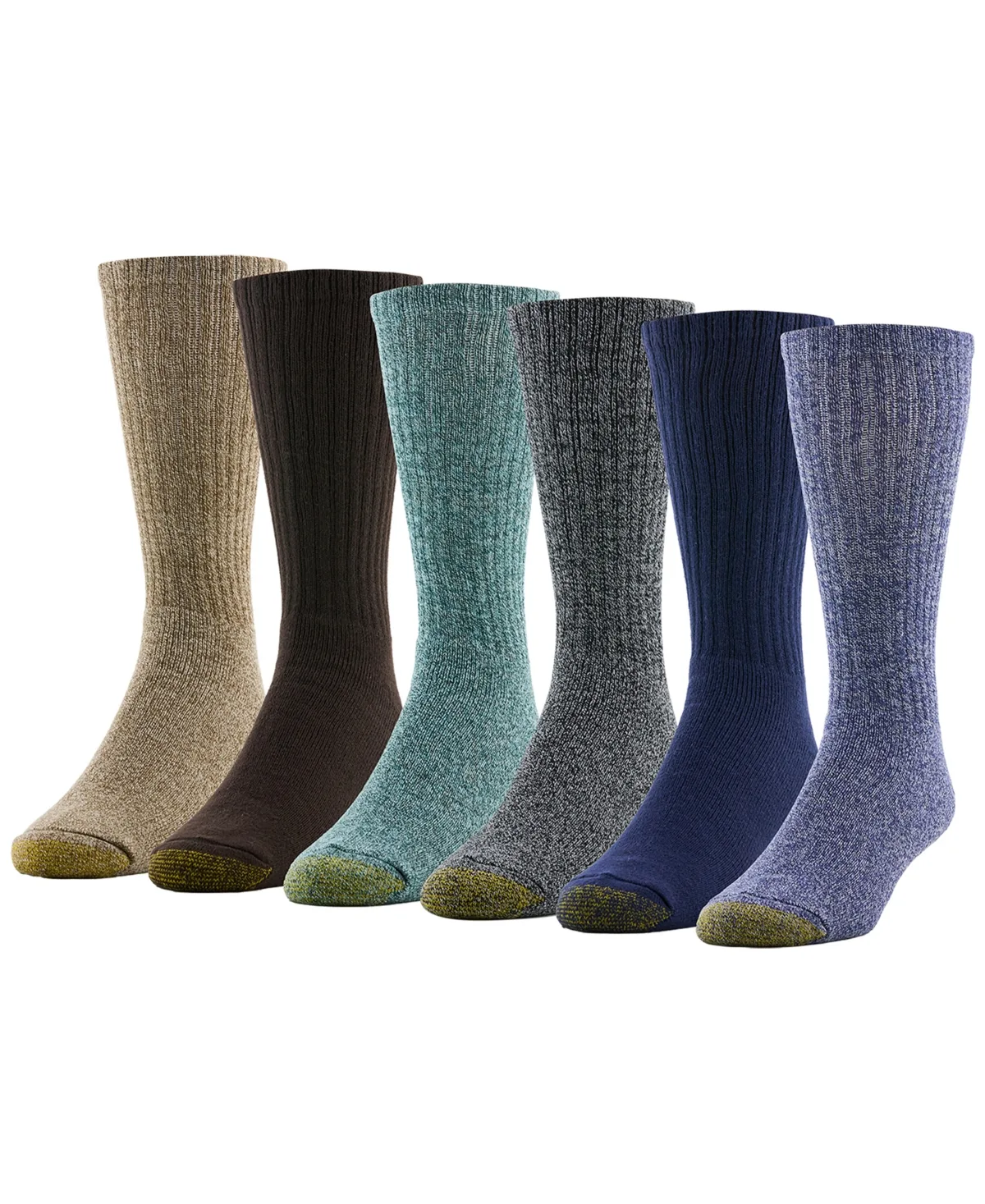 6-Pack Casual Harrington Socks by Gold Toe