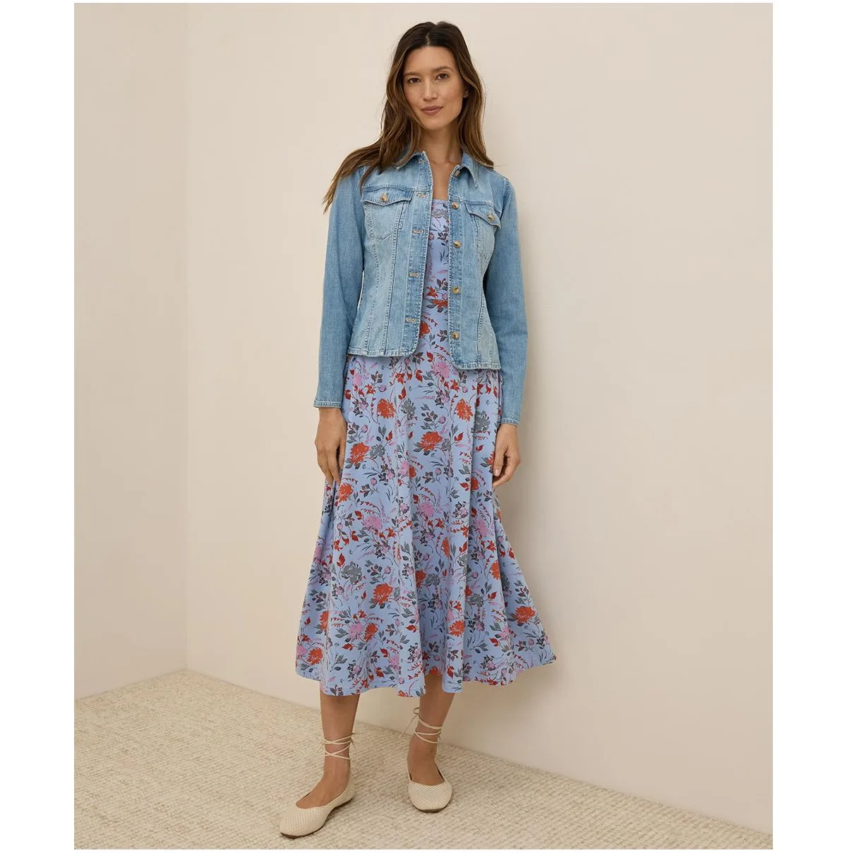 Fit & Flare Midi Dress by Pact