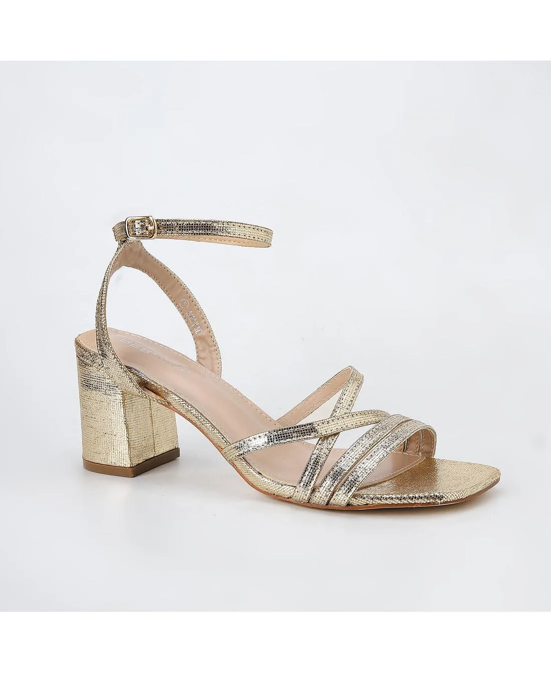 Havana Strappy Block Heeled Sandals by Berness