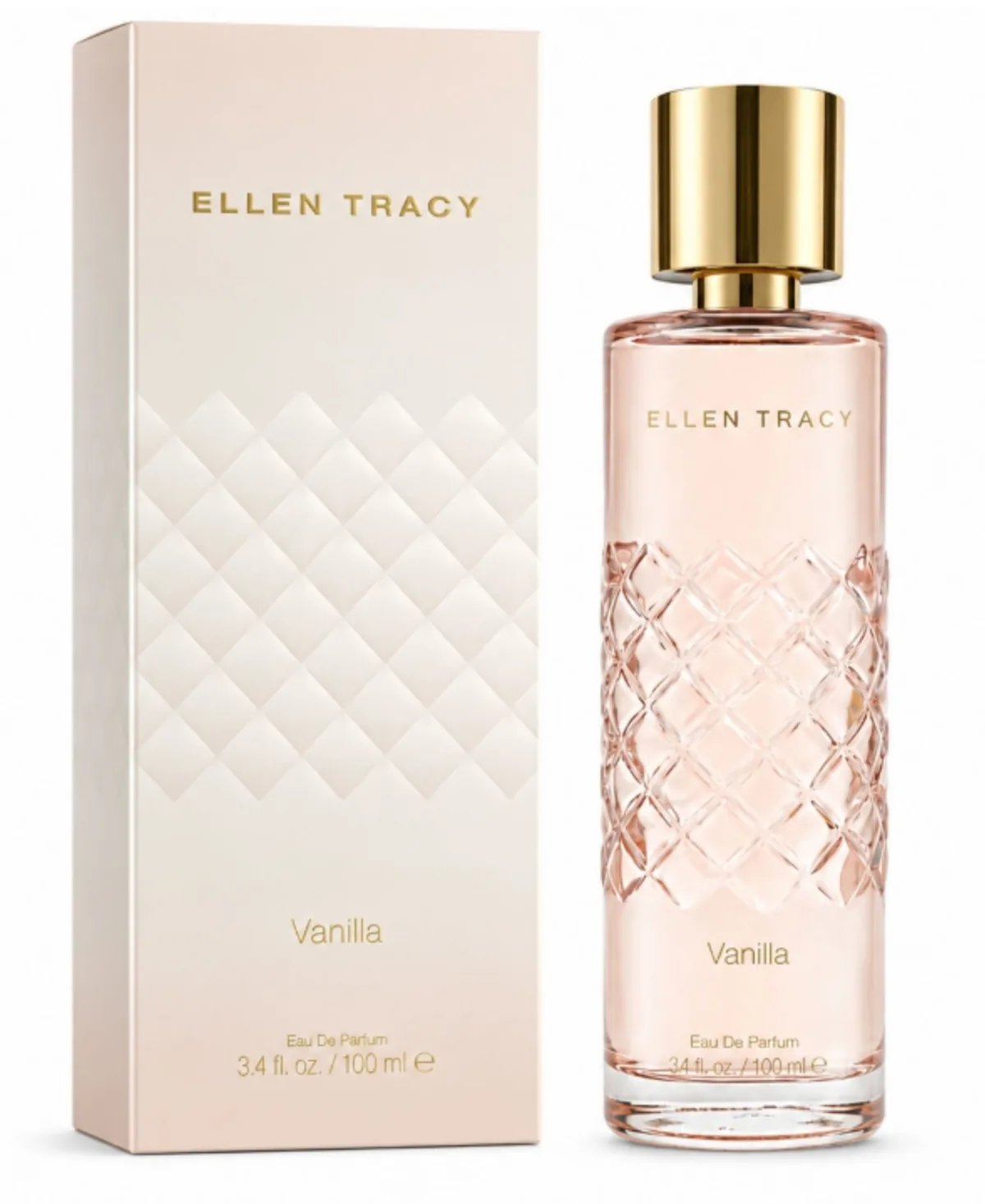 Ellen Tracy Quilted Vanilla Eau De Parfum Spray, 3.4 Fl oz by Ellen Tracy