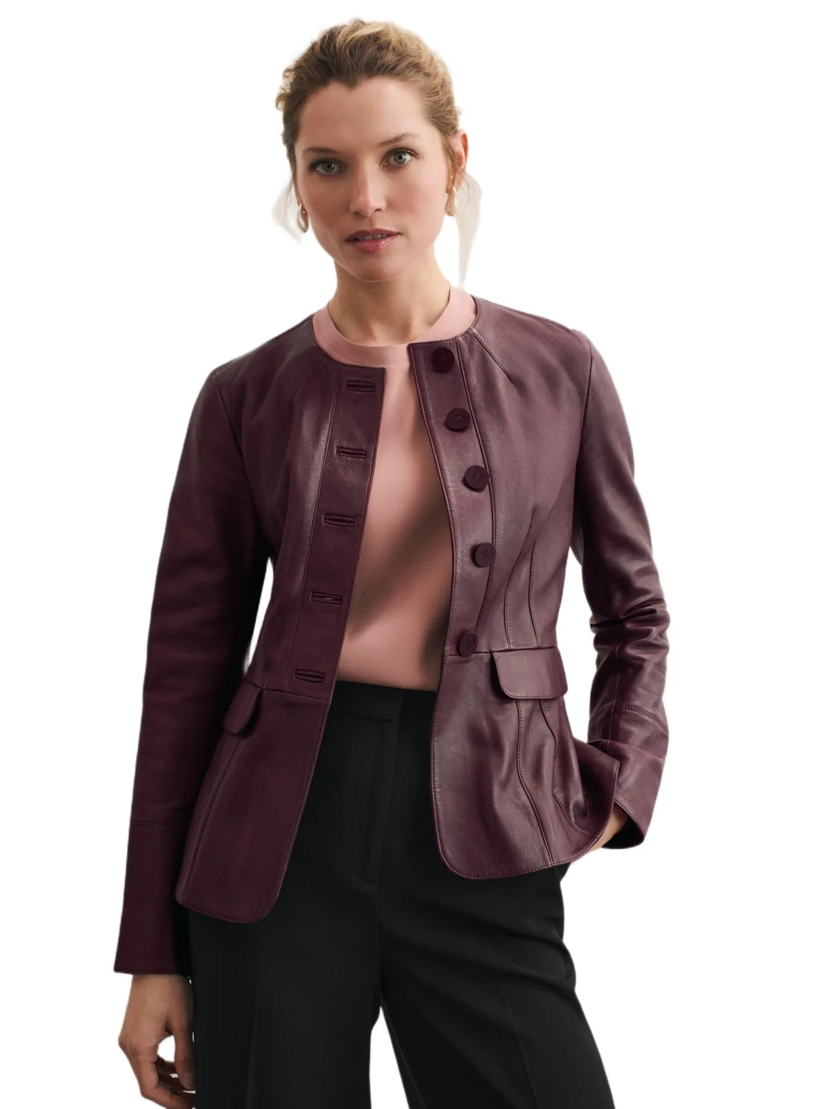 Ginevra Leather Jacket by The Fold