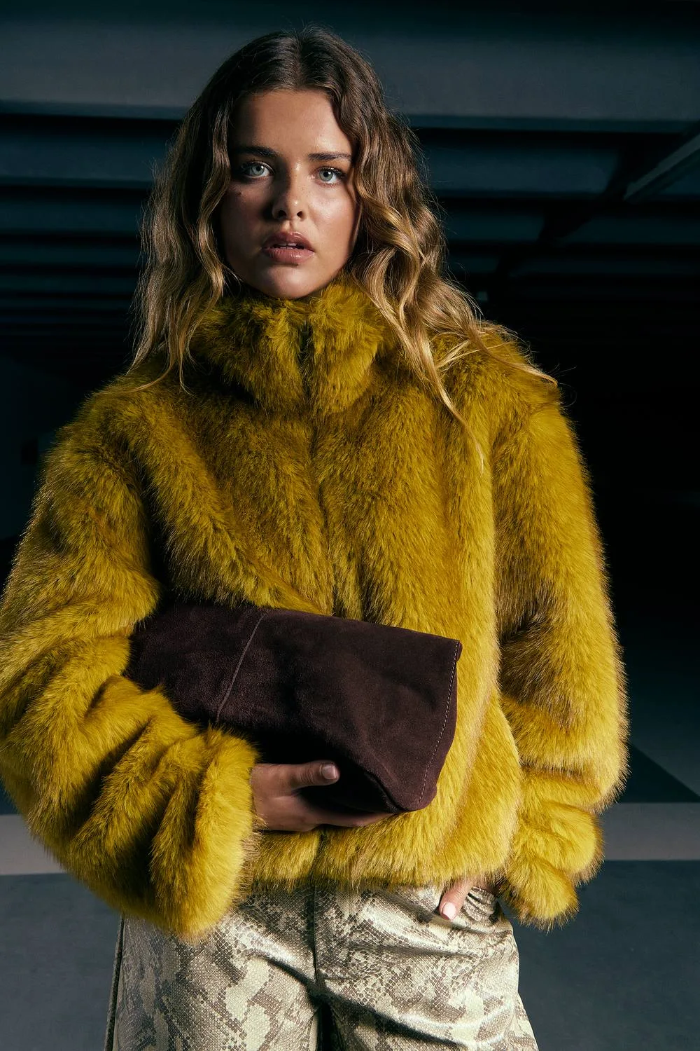 Real Suede Clutch Bag by boohoo