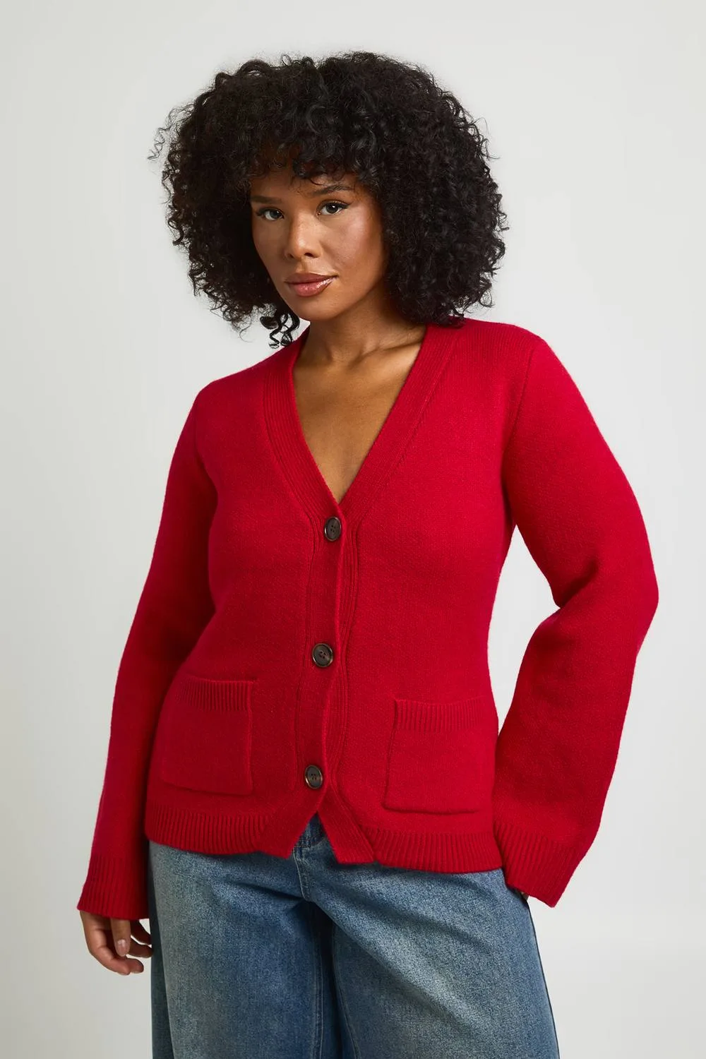 Cinched Waist Knitted Cardigan by boohoo