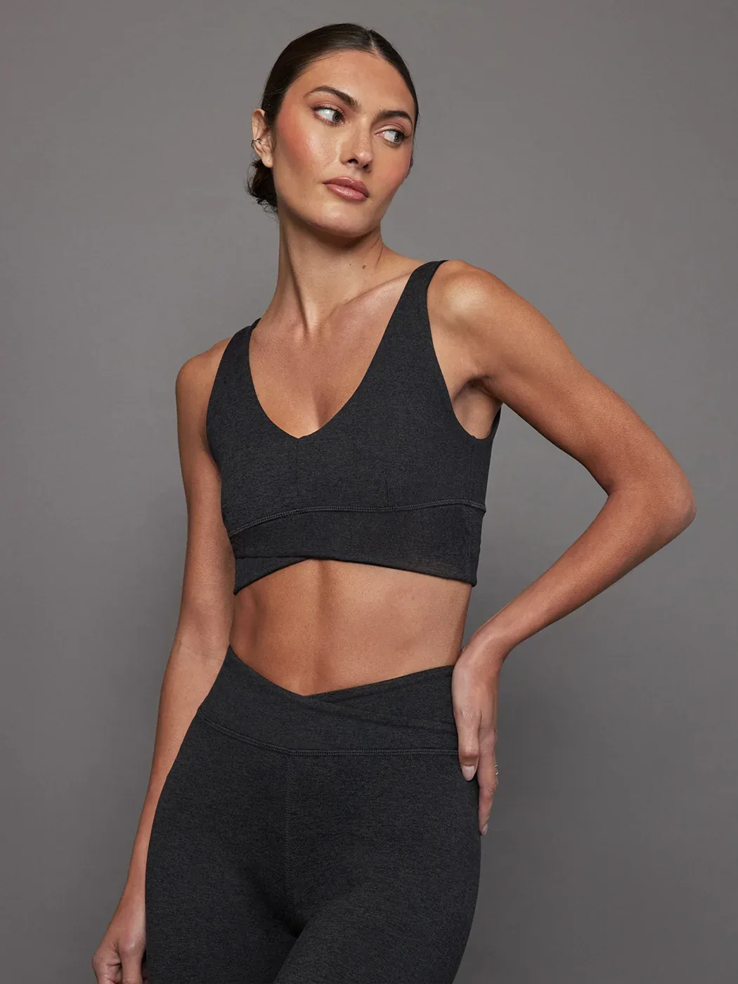 Wrap Bra in Heather Melt by Carbon38