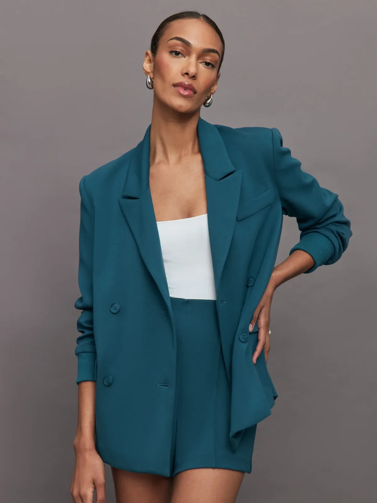 Oversized Blazer with Cuffs by Carbon38